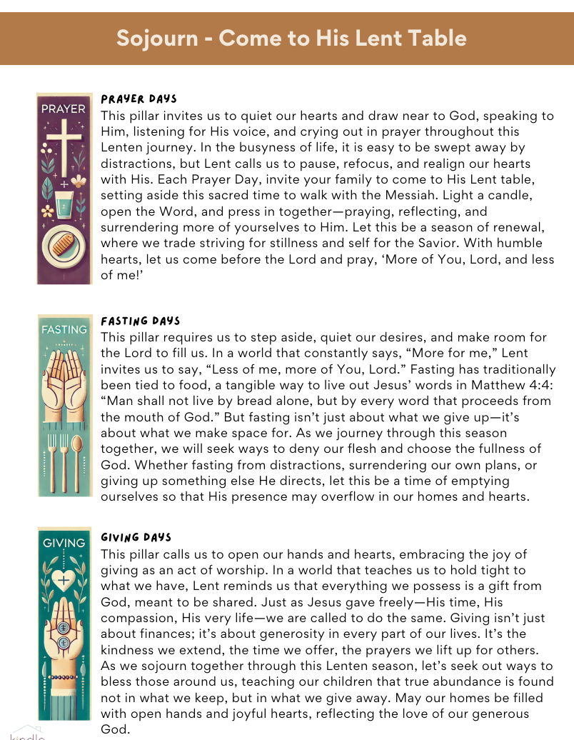 Sojourn - Come to His Lent Table