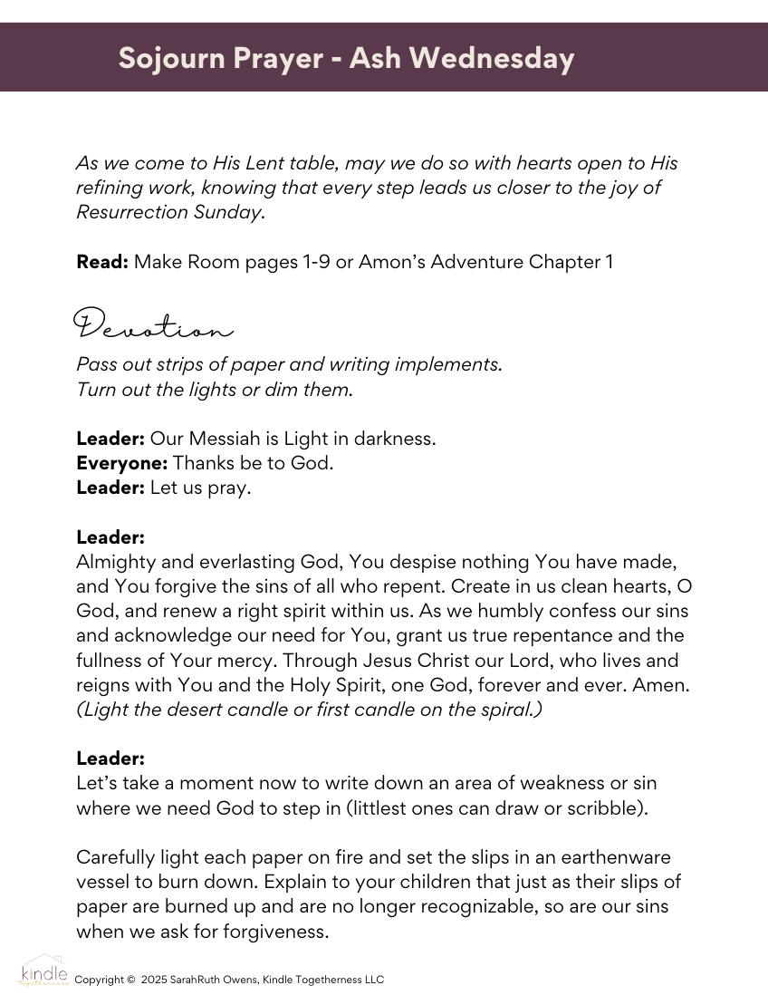 Sojourn - Come to His Lent Table