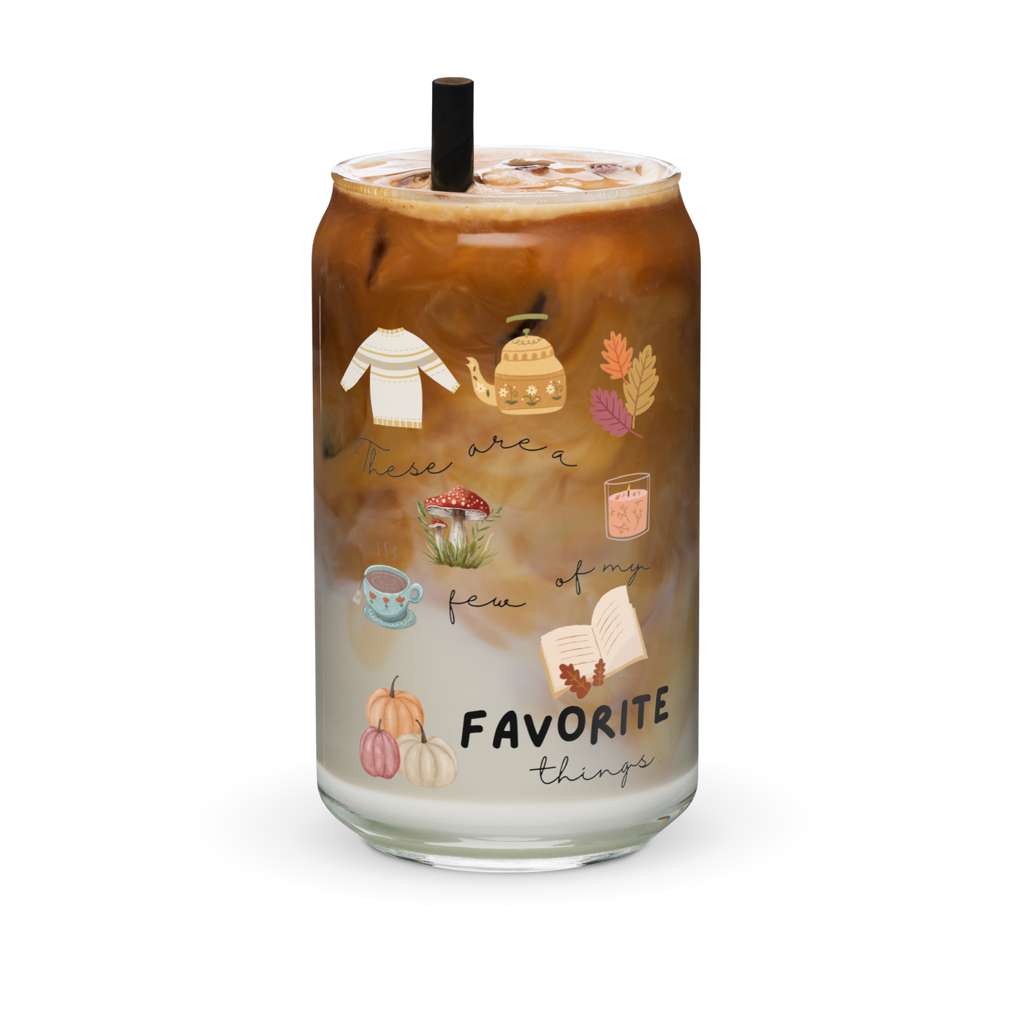 Fall Favorites Glass | 16oz