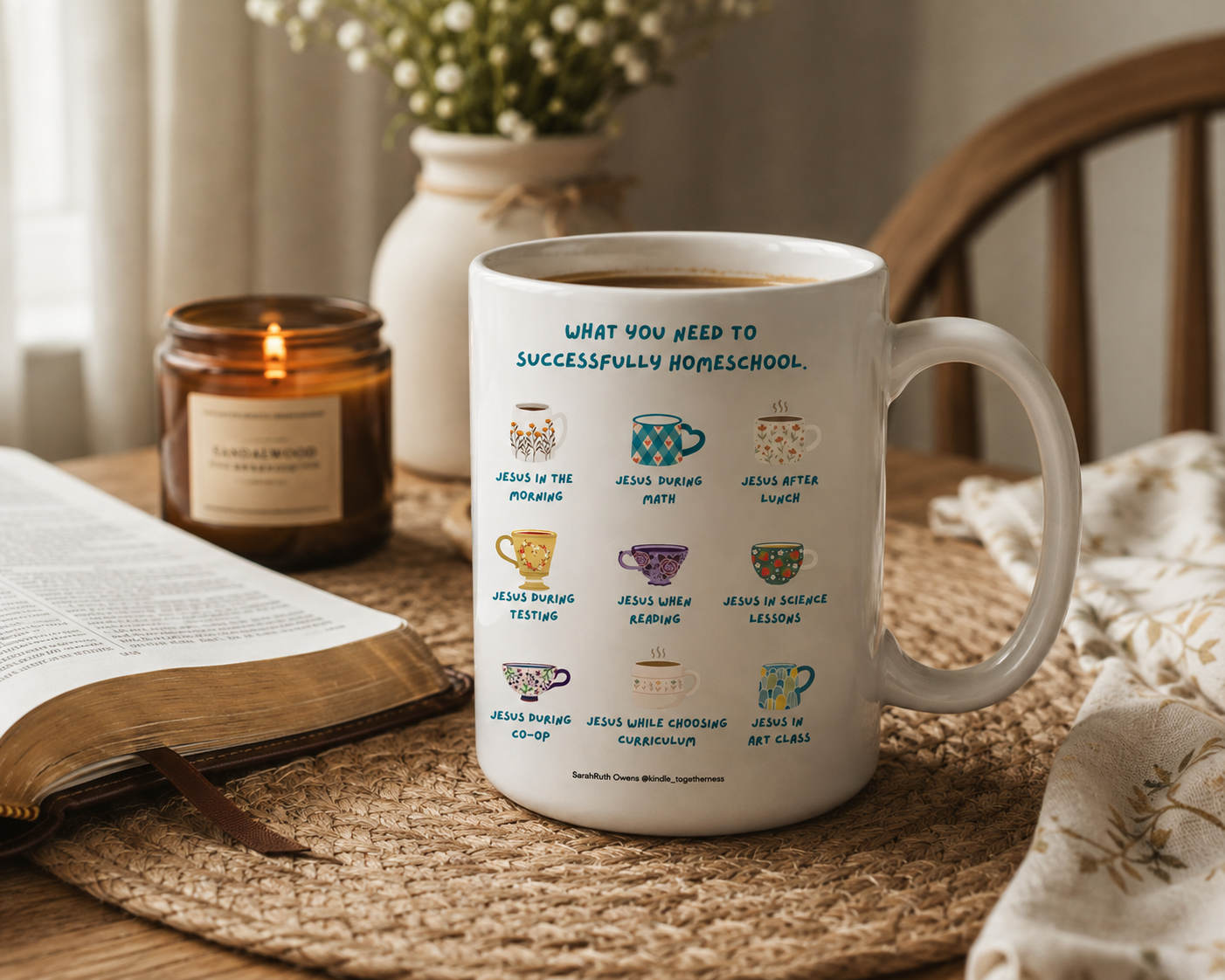Jesus in My Homeschool Mug