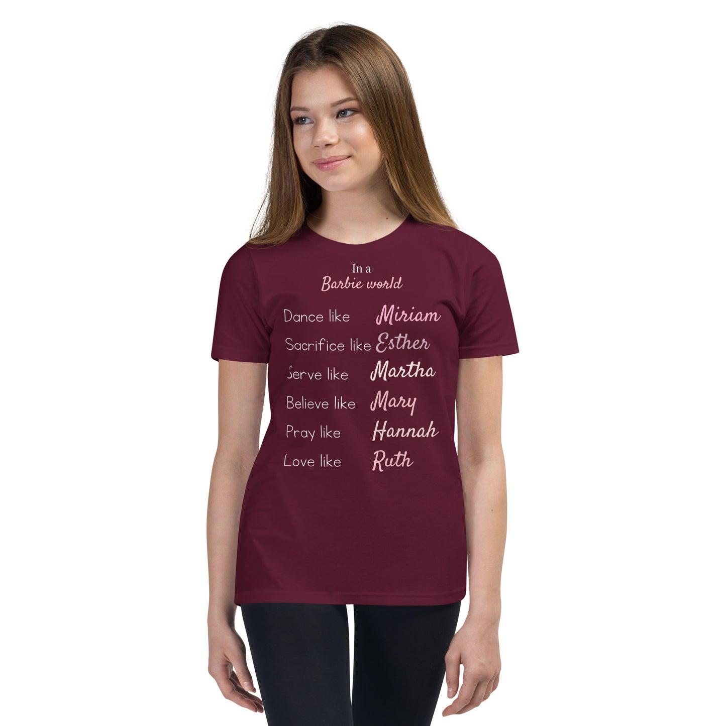 In a Barbie World Youth Tee