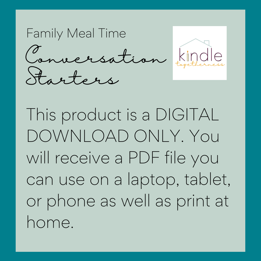 Meal Time Conversation Starters