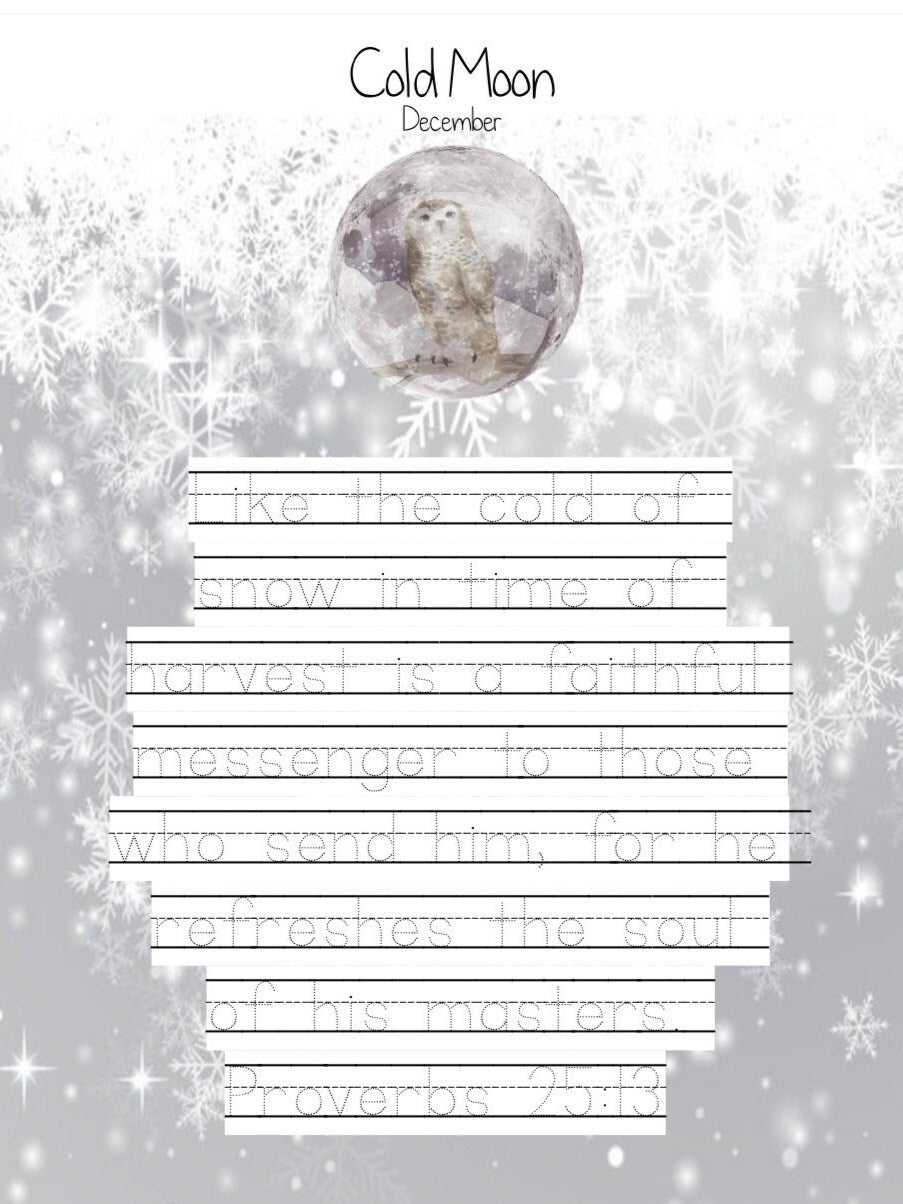 Reflections of His Glory Full Moon Study