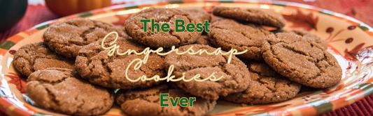 THE BEST Gingersnap Cookies EVER!