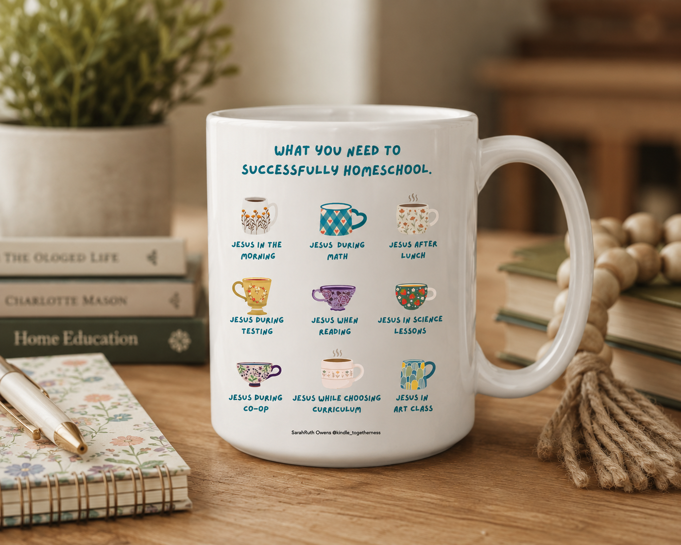 Jesus in My Homeschool Mug