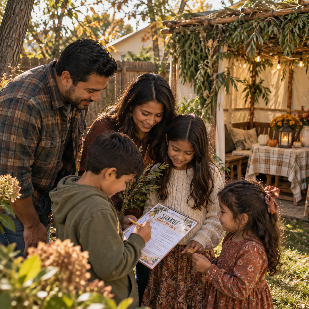 Sukkot Scripture Scavenger Hunt