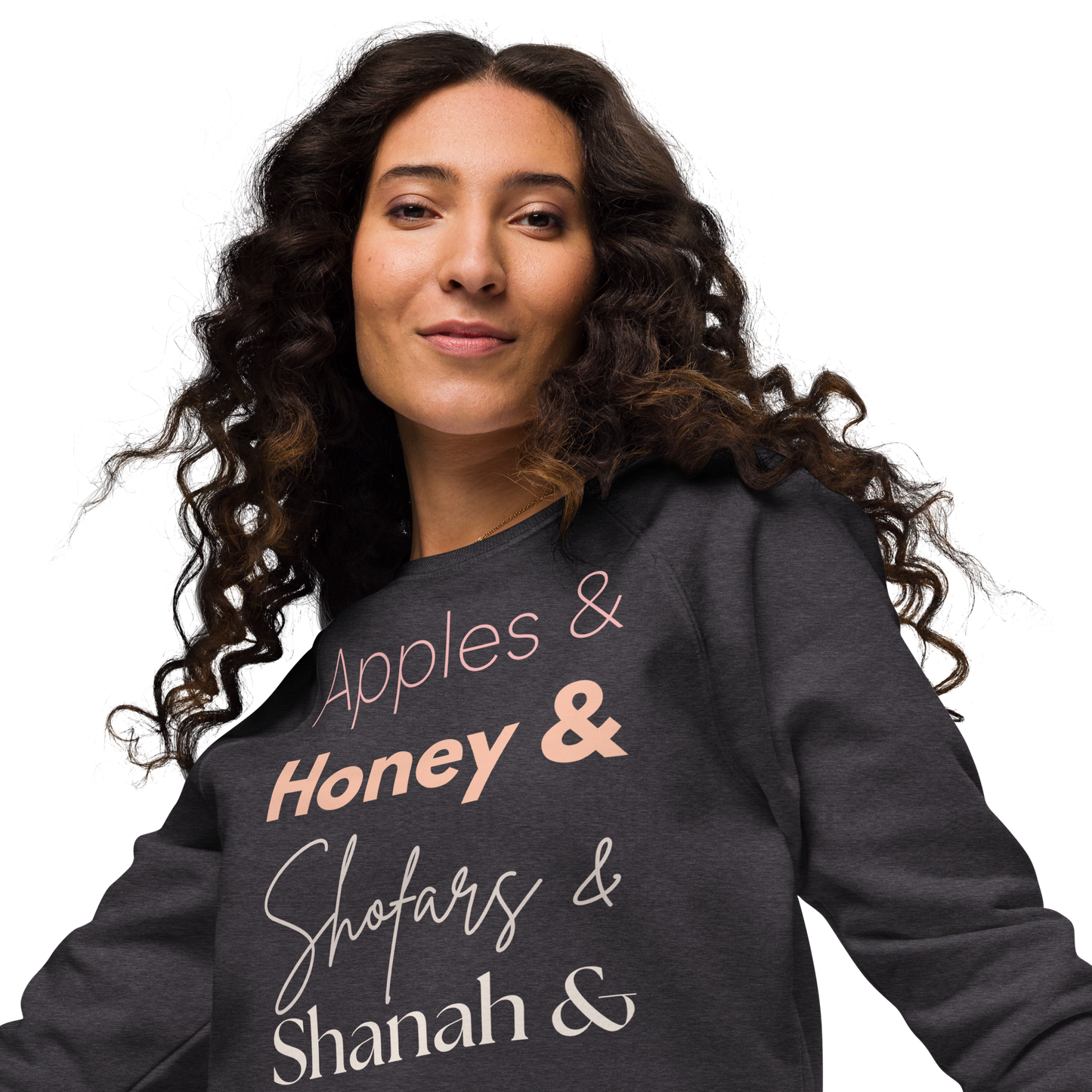 Rosh & Shanah Organic Raglan Sweatshirt