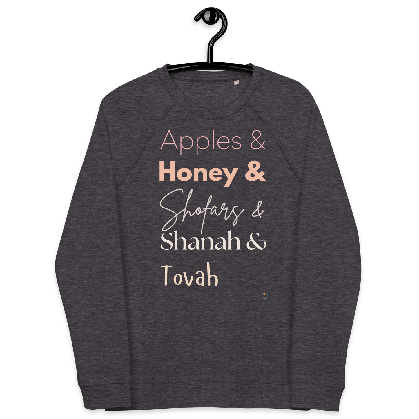 Rosh & Shanah Organic Raglan Sweatshirt