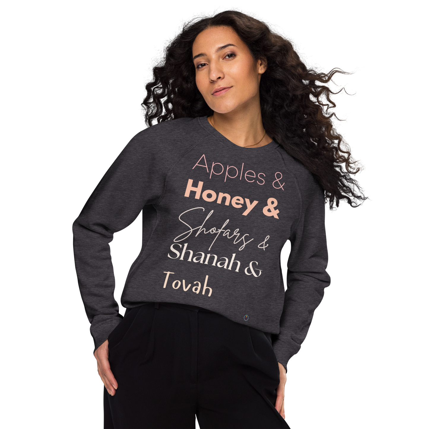 Rosh & Shanah Organic Raglan Sweatshirt