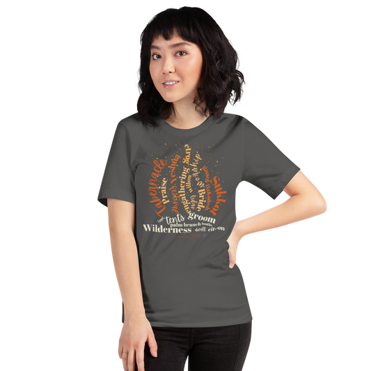 Sukkot Fire Typographic Tee