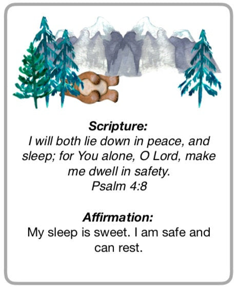 Grounded in His Love Winter Movement & Affirmation Cards