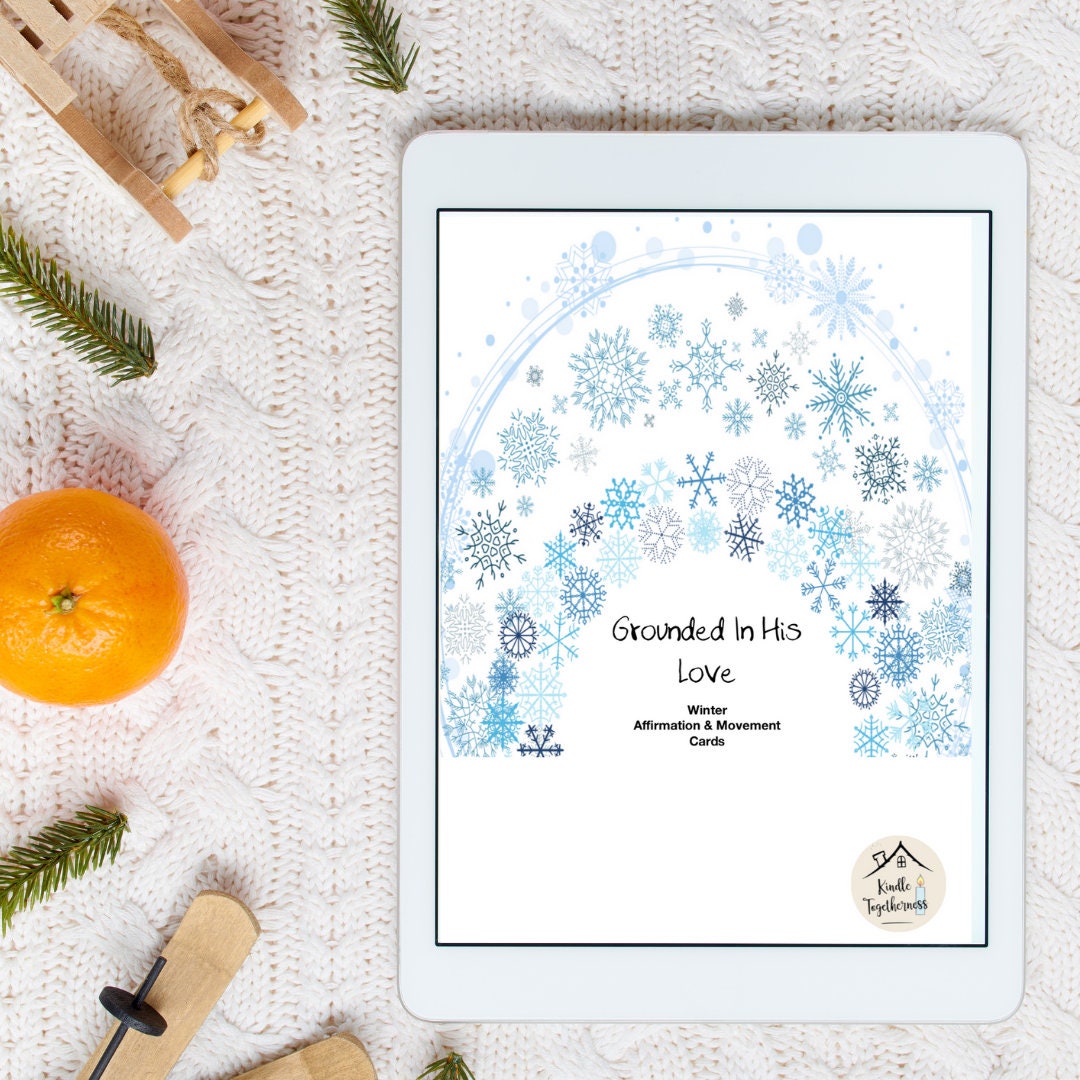 Grounded in His Love Winter Movement & Affirmation Cards